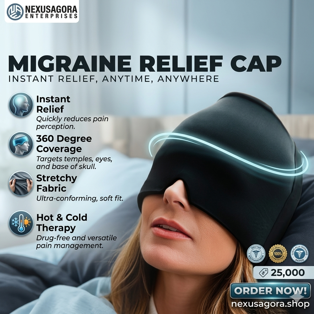 Deep Cooling Migraine Mask 😍